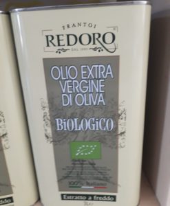 Olio extra vergine di oliva bio Redoro Lattina 3 LT